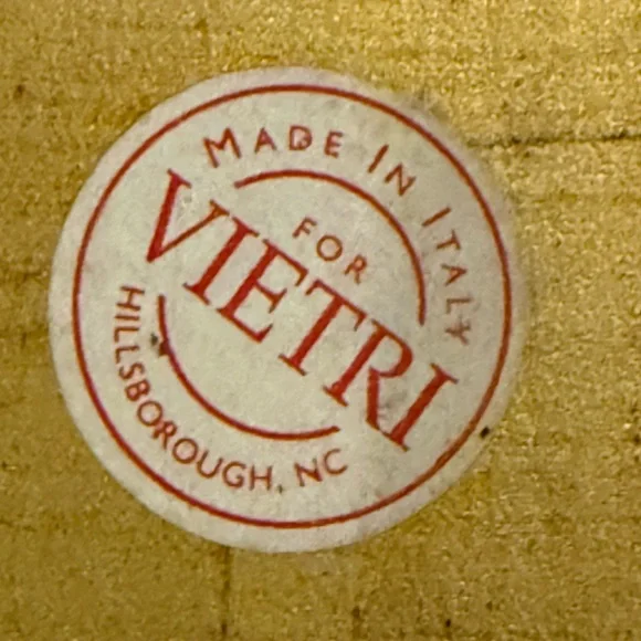 Vintage Tray Vietri Venetian Florentine Gilt with Red Gold Accents Made in Italy - Picture 5 of 11